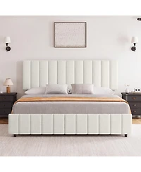 Homfan Storage Platform Bed Frame
