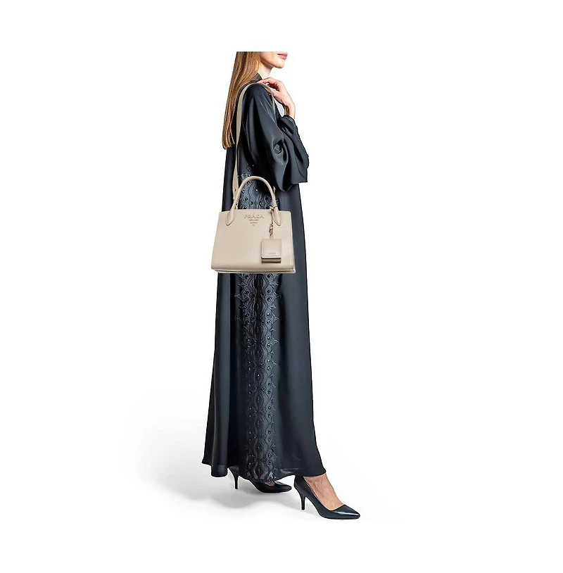 Pre-Owned Prada Women's Small Monochrome Saffiano Leather Tote