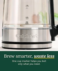Cuisinart Clear Temp 1.7L Glass Kettle Gk-19