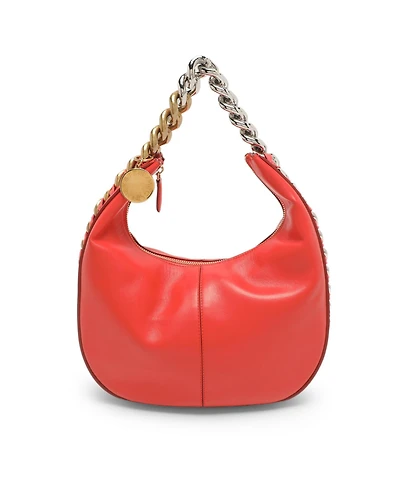 Pre-Owned Stella Mccartney Women's Frayme Small Faux Leather Hobo Bag