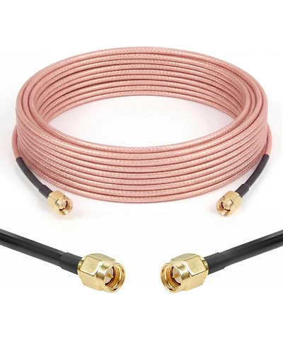 Lofree 50 Ohm RG316 Flexible Coaxial Antenna Extension Cable Compatible with Sma Devices
