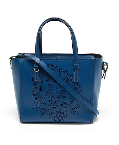 Pre-Owned Salvatore Ferragamo Women's Bonnie Laser-Cut Leather Tote