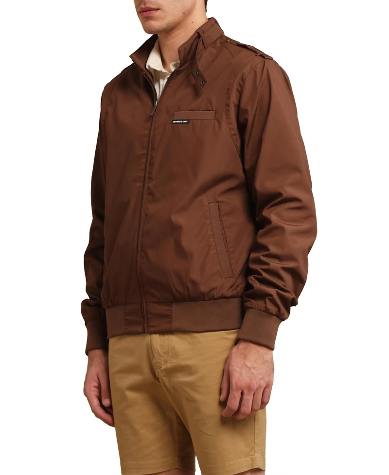 Members Only Men's Big & Tall Iconic Racer Bomber Slim-Fit Jacket