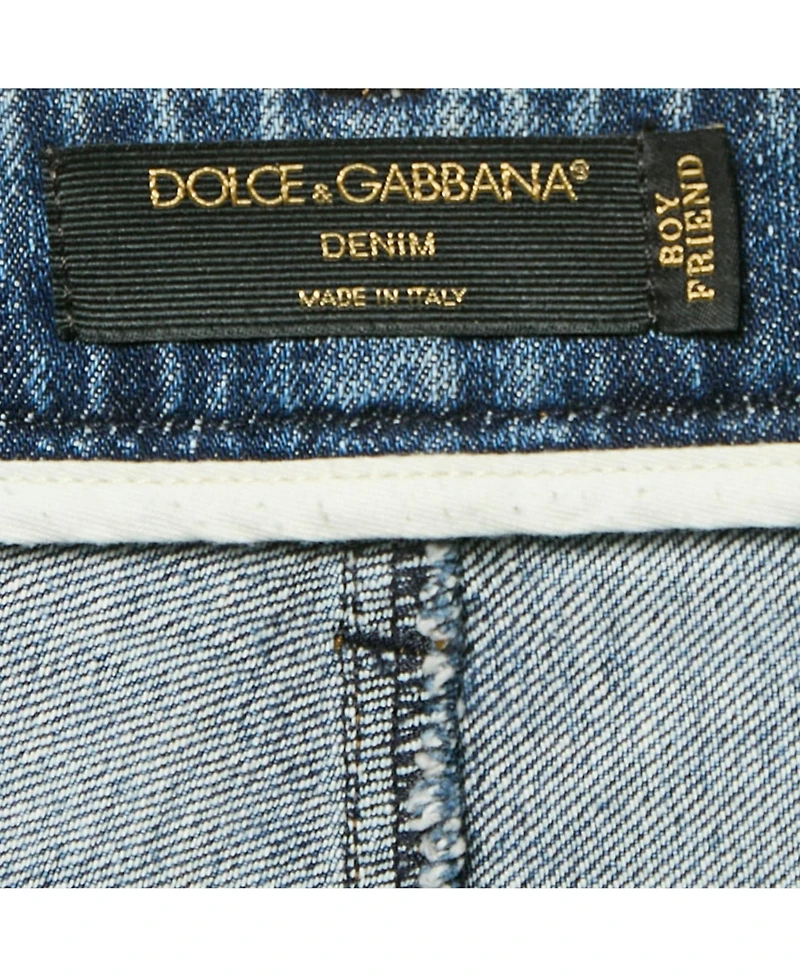 Pre-Owned Dolce & Gabbana Women's Distressed Denim Jeans