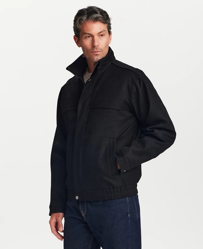 Weatherproof Men's Tech Twill Lined Bomber Jacket