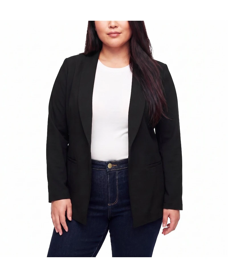 Torrid Plus Longline Shawl-Collar Blazer