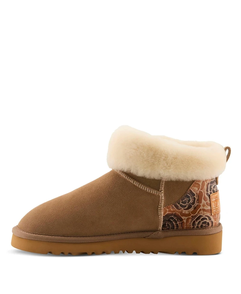 L'Artiste Women's Spring Step Brandai-Curli Ankle Boot with Suede Upper