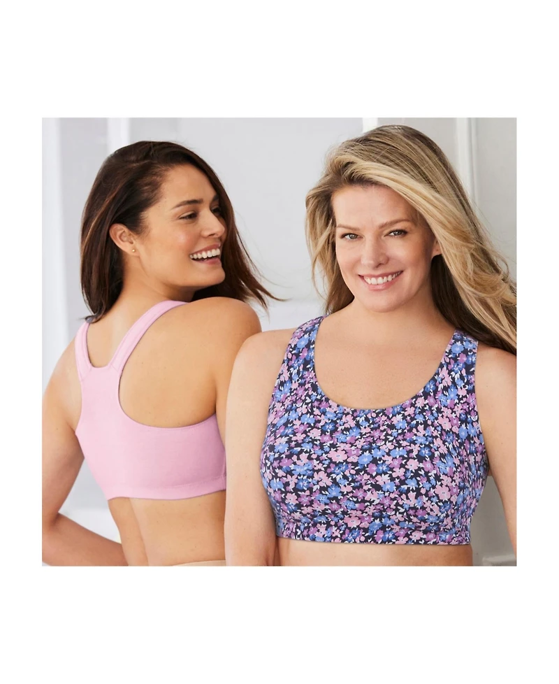 Comfort Choice Plus Wireless Sport Bra 2-Pack
