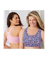 Comfort Choice Plus Wireless Sport Bra 2-Pack