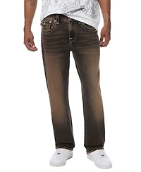 True Religion Men's Ricky Flap Straight-Leg Jeans