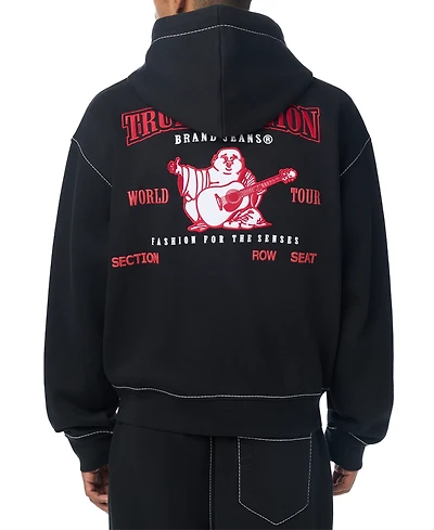 True Religion Men's Big T Boxy Graphic Hoodie