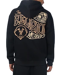 True Religion Men's Rope Logo Graphic Zip Hoodie