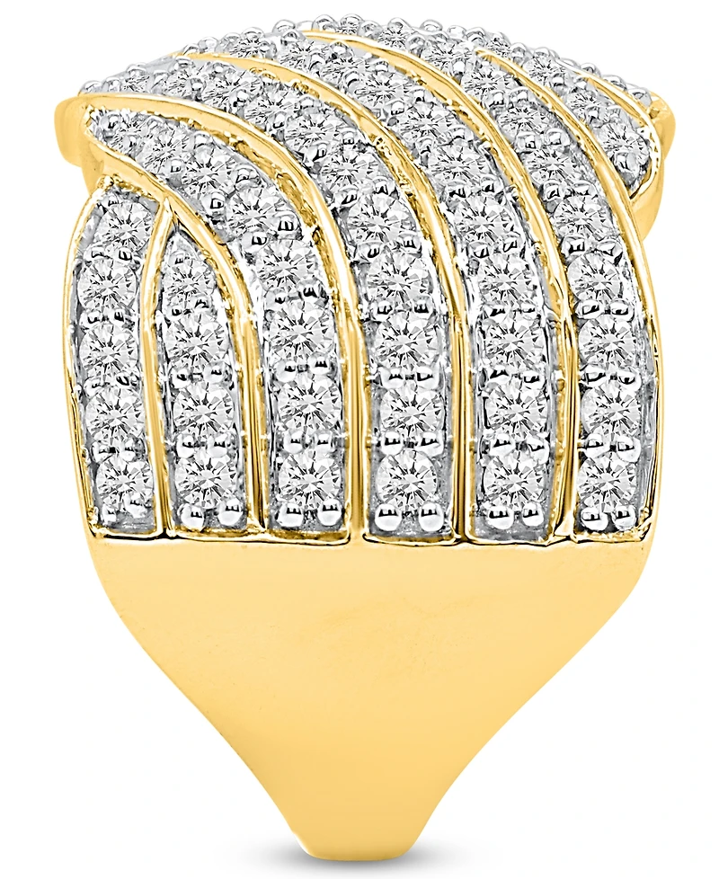 Forever Grown Diamonds Lab-Grown Diamond Dome Ring (2 ct. t.w.) Sterling Silver (Also Available & 14k Gold-Plated)