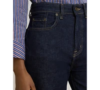 Lauren Ralph Women's High-Rise Straight-Leg Jeans