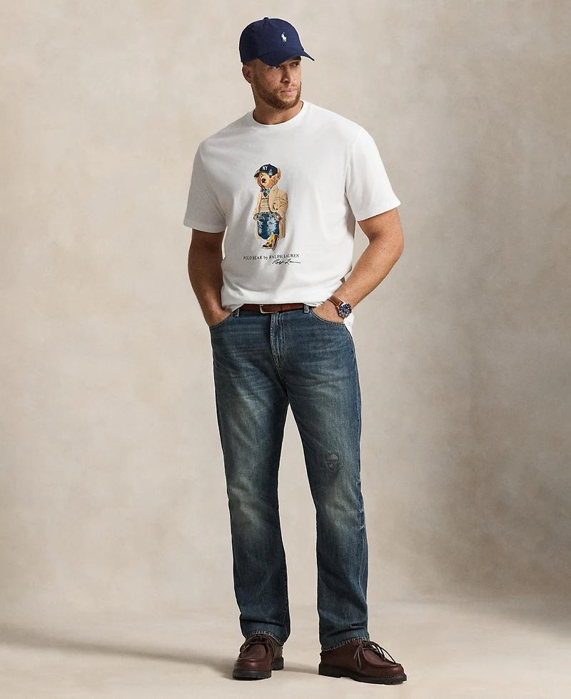 Polo Ralph Lauren Men's Big & Tall Bear Graphic Regular-Fit T-Shirt