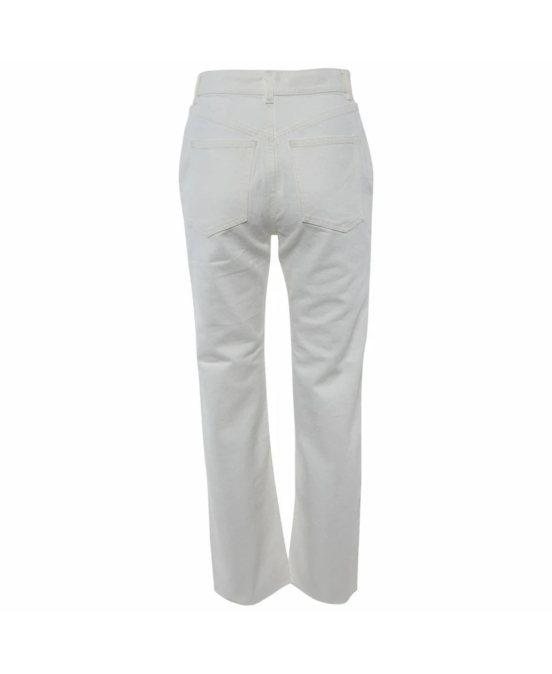 Pre-Owned Chloe Women's Mid-Rise Straight-Leg Cotton-Blend Jeans