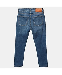 Pre-Owned Stella Mccartney Women's Denim Logo Tape Detail Skinny Jeans