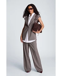 Kenneth Cole Highline East West Leather Zipper Extra-Large Tote Handbag