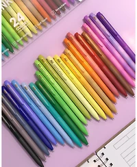 Four Candies 24C 0.7mm Gel Pens, Quick Dry Fine Point, Comfort Grip for Office School Home