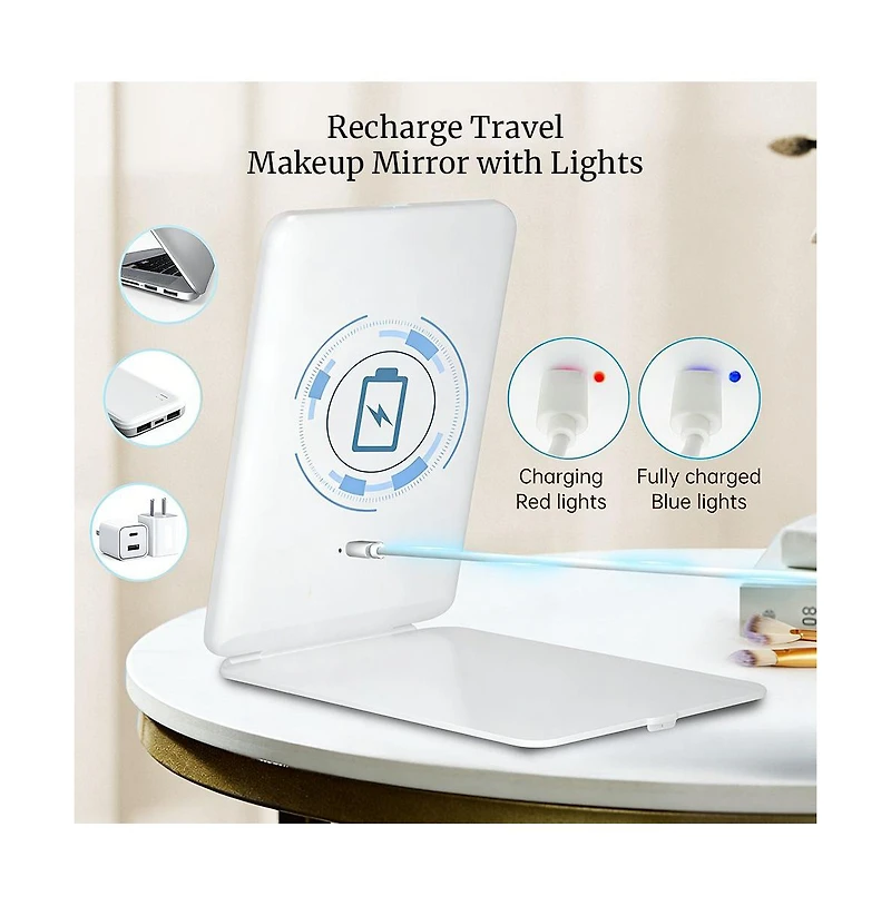 Cowin Magnifying Makeup Mirror with Lights