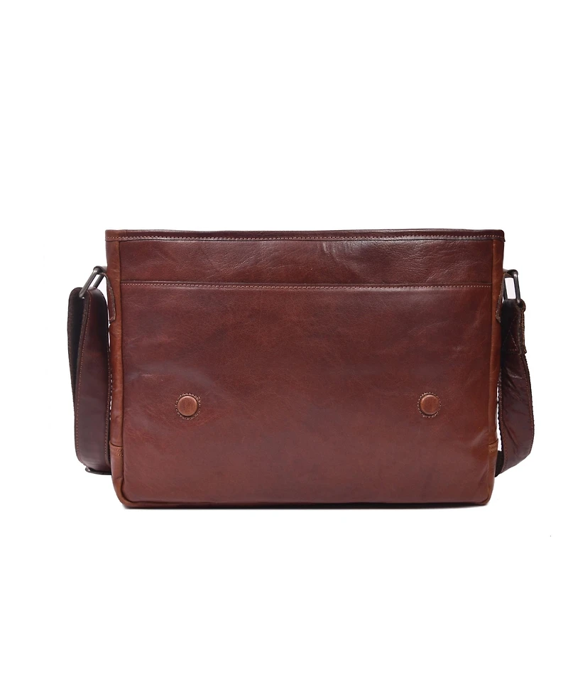 Polaris Leather Messenger Bag