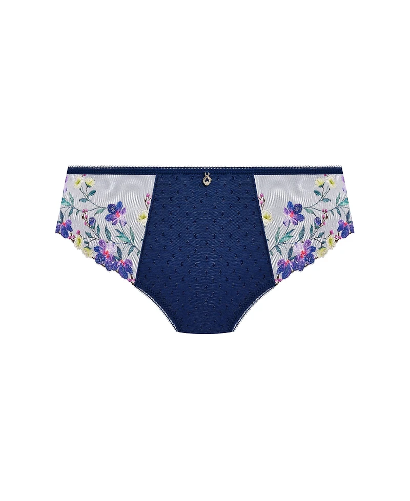 Fantasie Low-Rise Floral-Print Embroidered Marie Panty