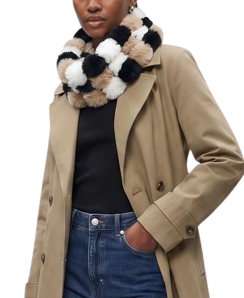 Marcus Adler Infinity Pom Loop Scarf
