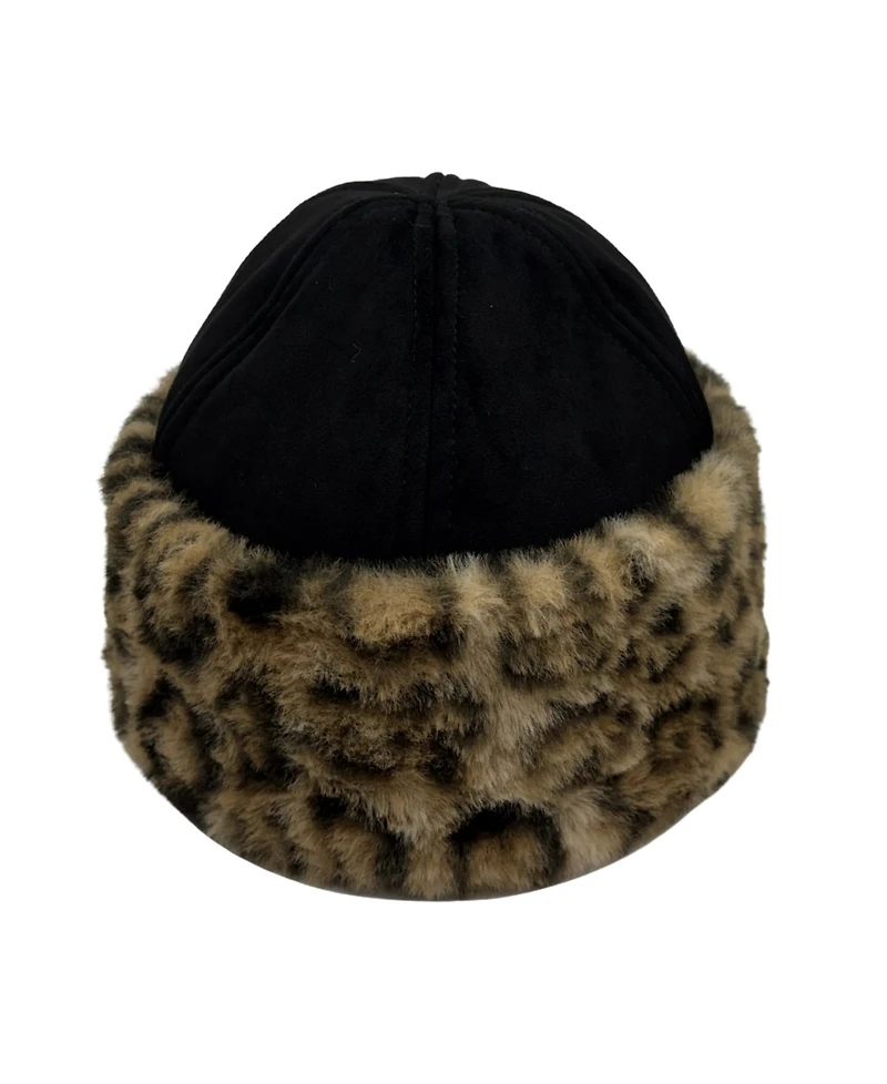 Marcus Adler Leopard Suede Hat