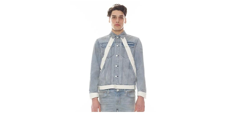 Hvman Chosen To Prevail x Cult Men's MK2 Short Denim Jacket