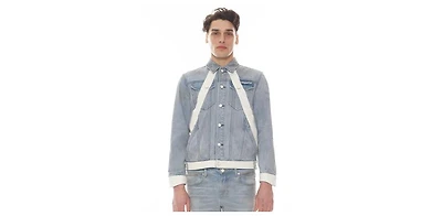 Hvman Chosen To Prevail x Cult Men's MK2 Short Denim Jacket