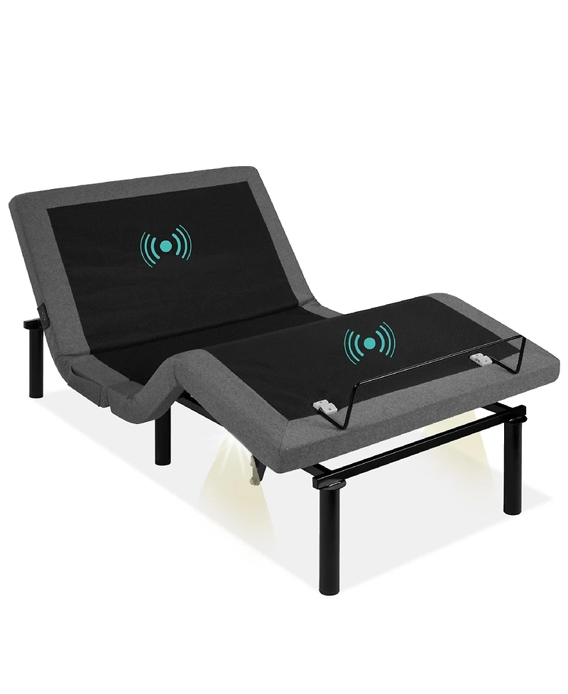 Best Choice Products Adjustable Bed Base for Stress Management with Massage, Remote Control