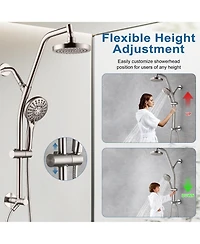 Cyqbd Rain Shower Head Handheld Dual System