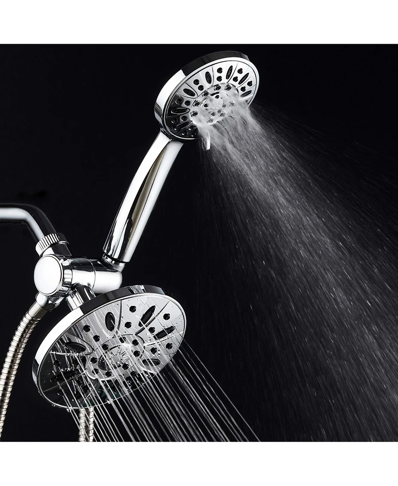 Cyqbd 6" 3-Way Rainfall Showerhead with Handheld Combo