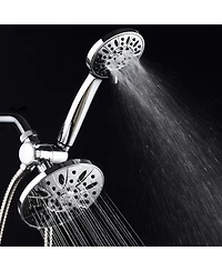 Cyqbd 6" 3-Way Rainfall Showerhead with Handheld Combo