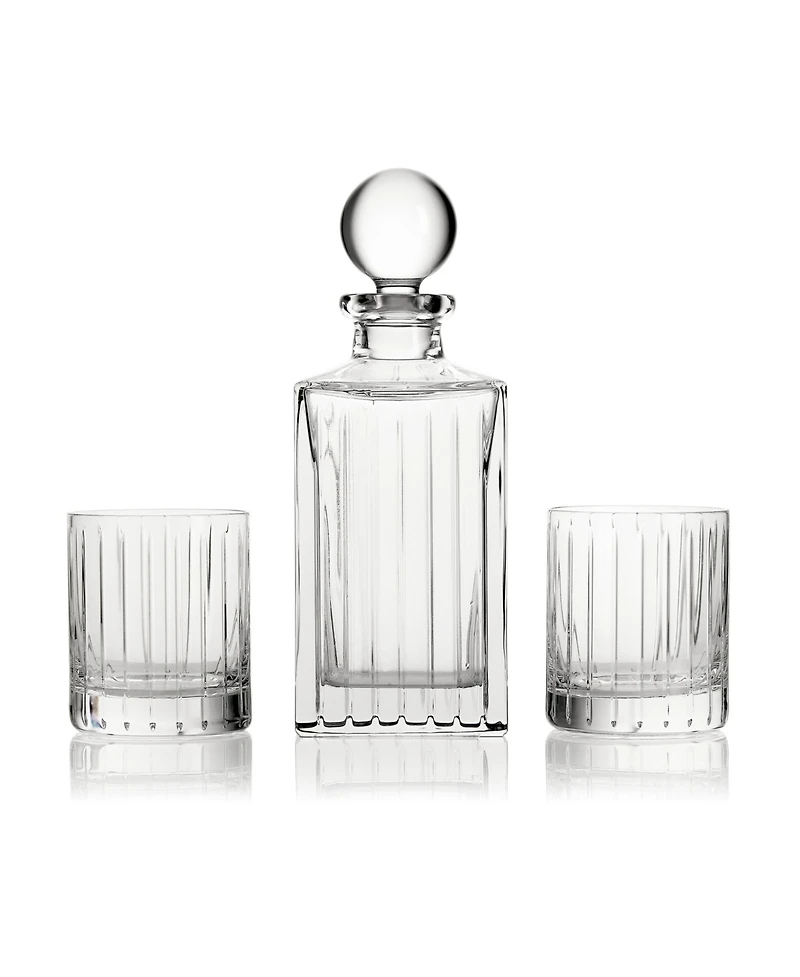 Marquis by Waterford Herald Decanter & Double Old Fashioned Glasses Set, 3-Piece