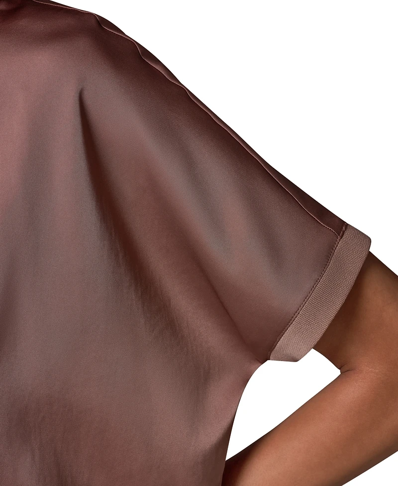 Donna Karan Weekend Women's Crewneck Boxy Blouse