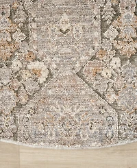 Lr Home Garza Vio- 6'6" x 6'6" Round Area Rug