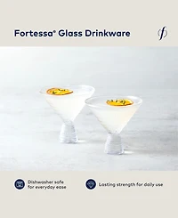Fortessa Jupiter Martini Glasses, Set of 4