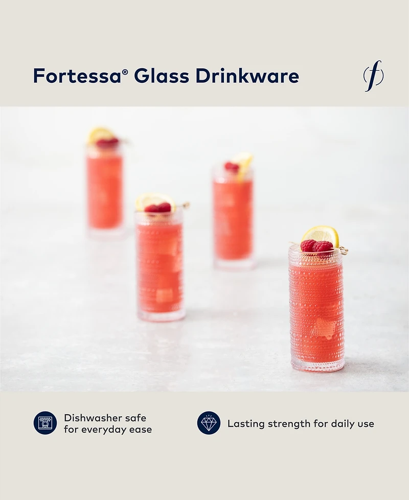 Fortessa Jupiter Collins Highball Glasses, Set of 6