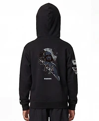 Champion Big Boys and Girls Black Las Vegas Raiders Disney X Full-Zip Hoodie