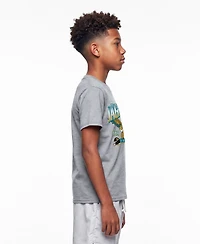 Champion Big Boys and Girls Heather Gray Jacksonville Jaguars Disney X Champion T-Shirt