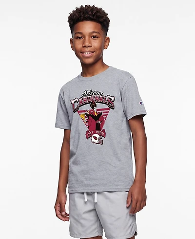 Champion Big Boys and Girls Heather Gray Arizona Cardinals Disney X T-Shirt