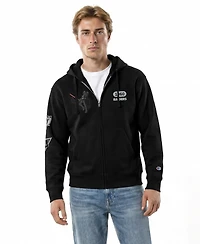 Champion Men's Black Las Vegas Raiders Disney X All Star Full-Zip Hoodie