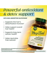 MegaFood High Absorption Liposomal Glutathione Detox Support 60 Capsules
