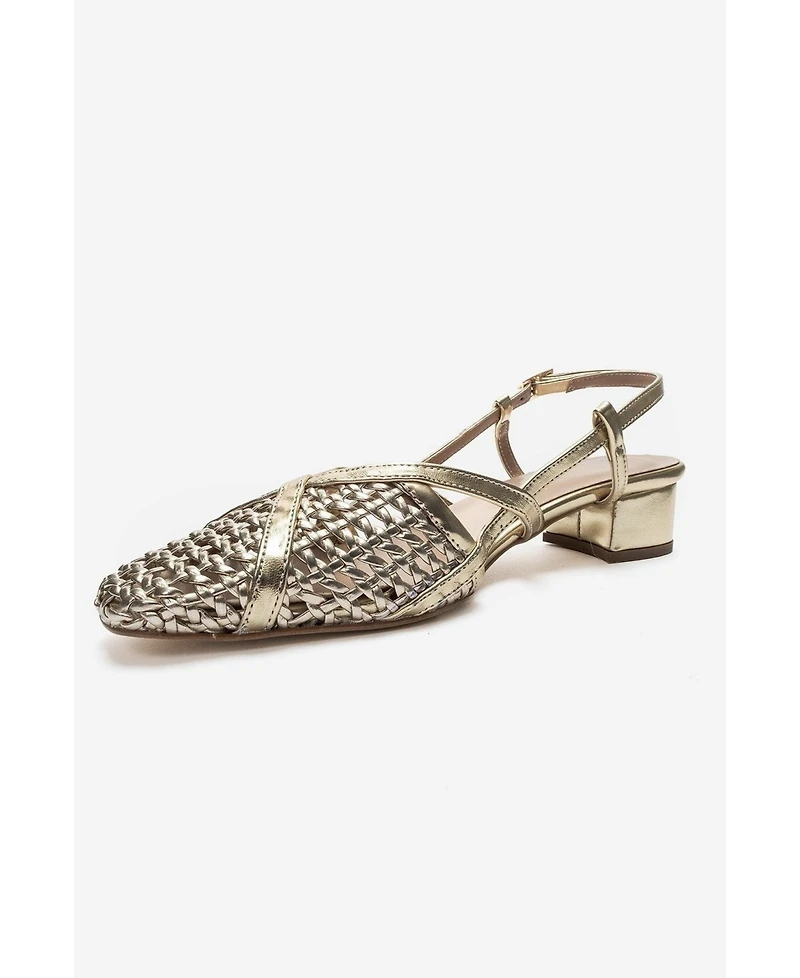 Prologue Shoes Women's Lenvor Woven Slingback Pump