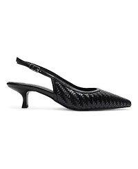 Prologue Shoes Women's Fendrix Kitten Heel Slingback Pump