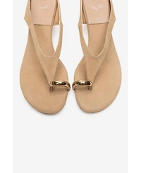 Prologue Shoes Women's Alizendra Block Heel Thong Sandal