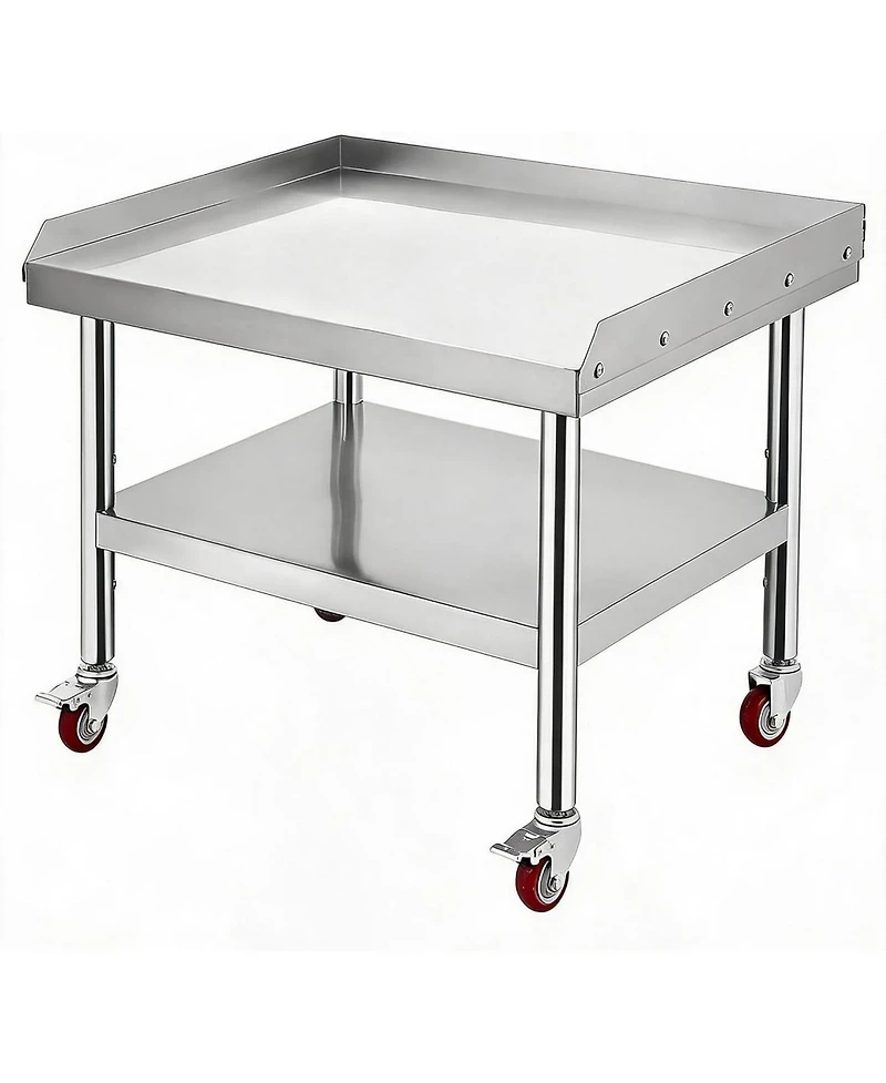 gaomon Stainless Steel Shelves Table with Wheels