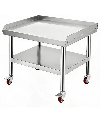 gaomon Stainless Steel Shelves Table with Wheels
