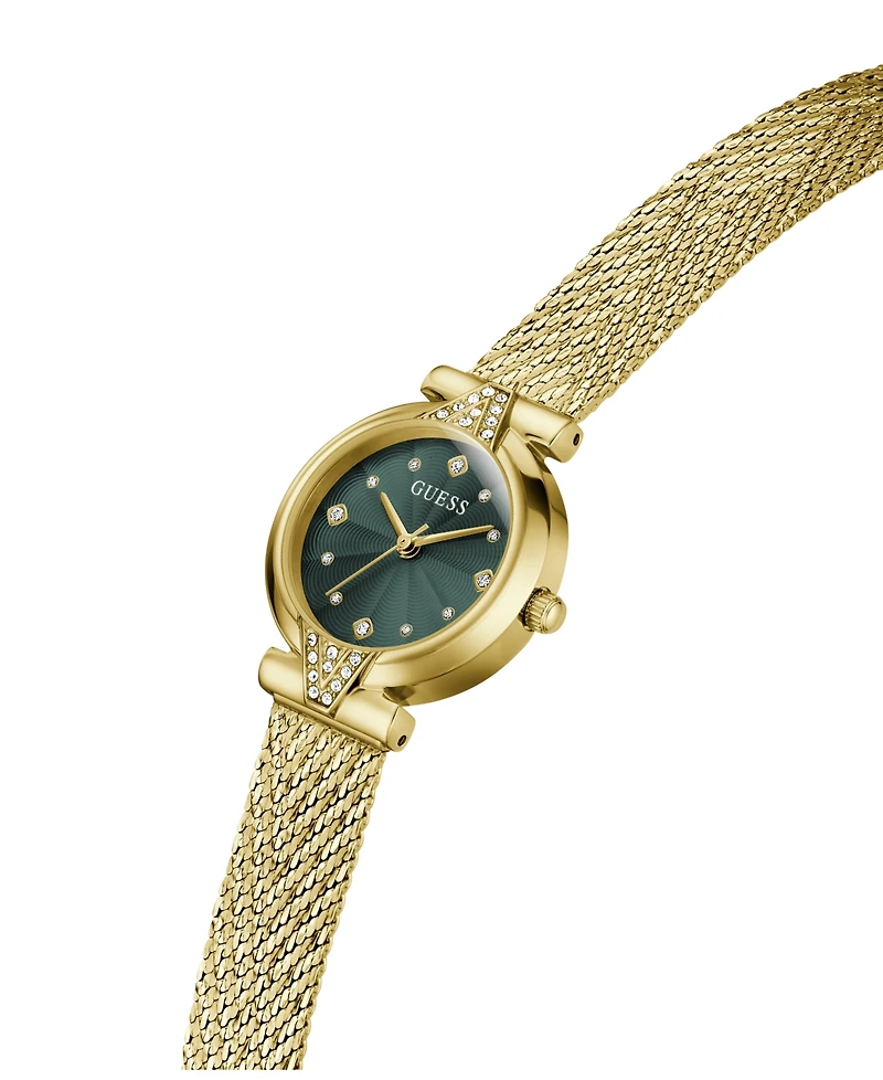 Guess Women's Quartz Gold-Tone Stainless Steel Watch 26mm